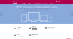 Desktop Screenshot of kartris.com